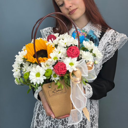 Сумочка с подсолнухом на 1 сентября Арт 14895