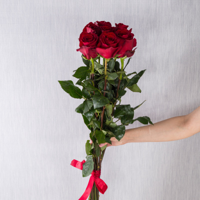 Букет из 7 Красных роз 60 см 36398