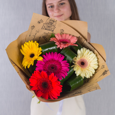 Букет из Гербер микс N 35811